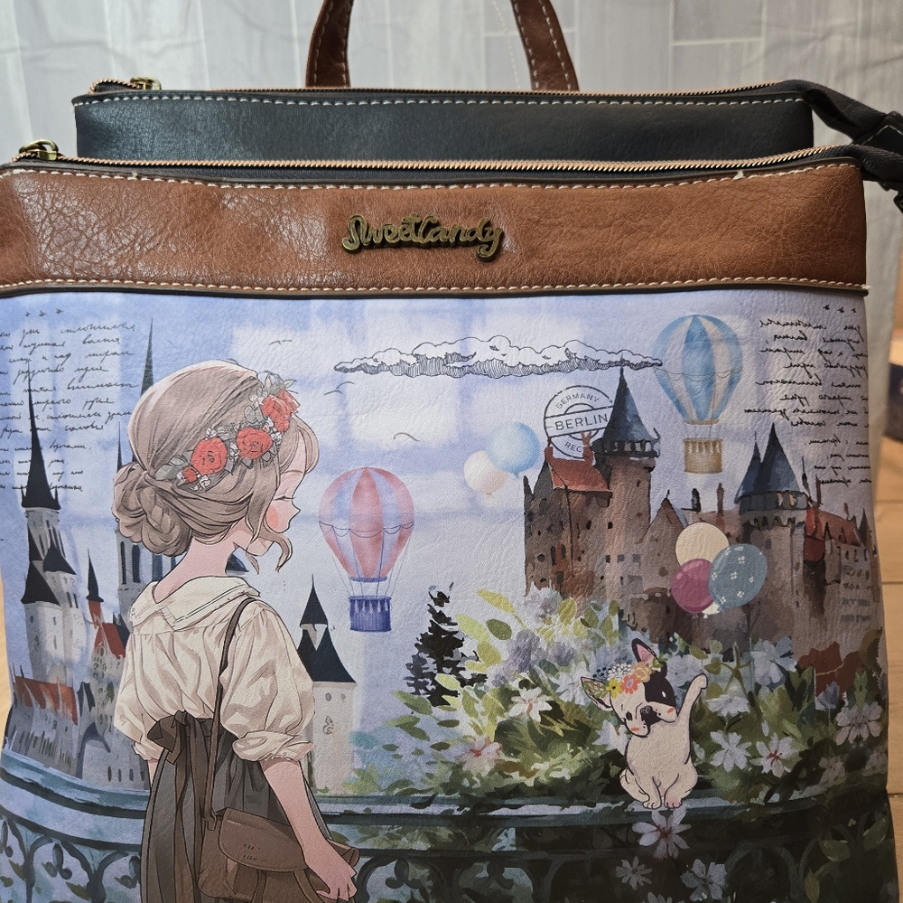 Women's Multicolor Backpack - Picture 6 of 12